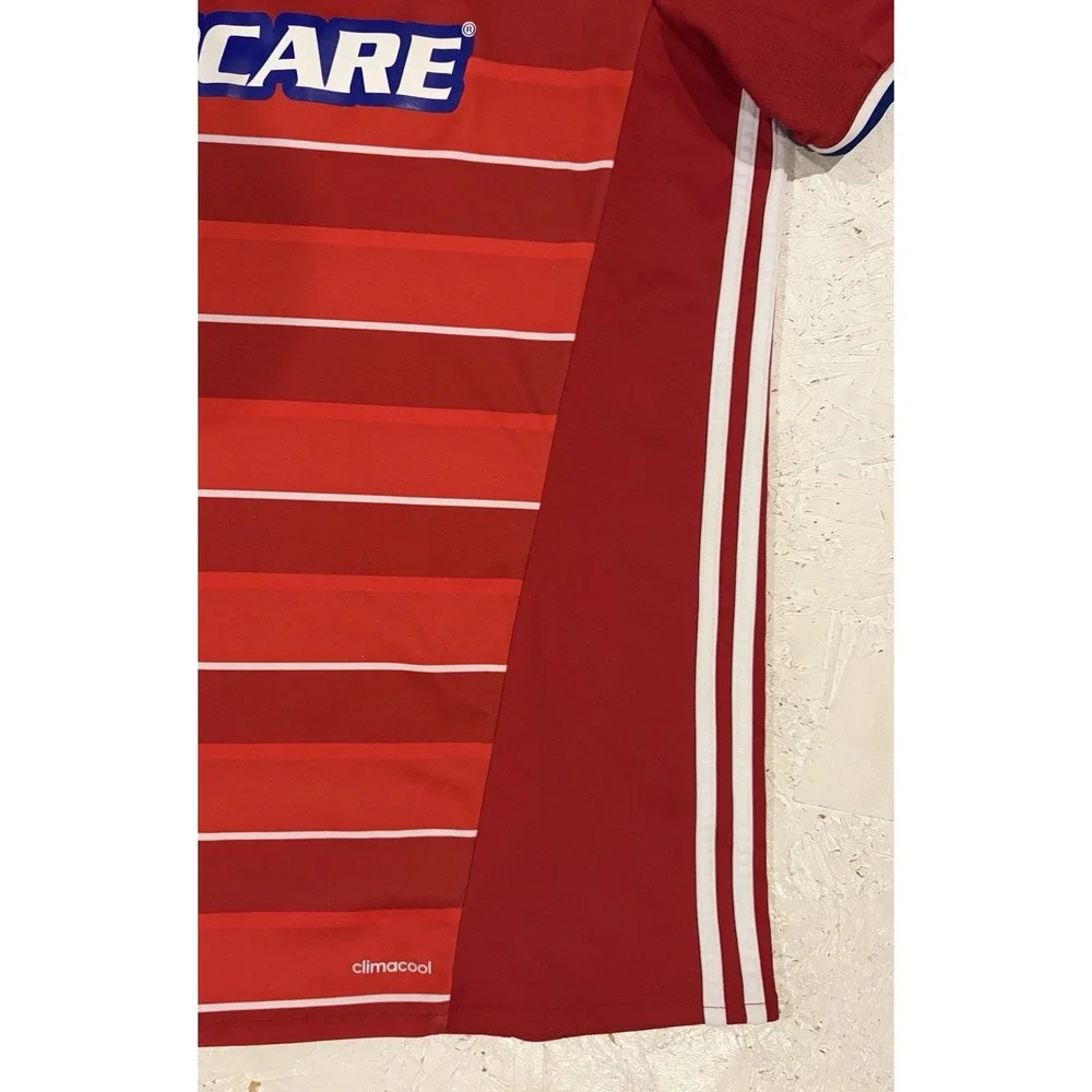 Adidas FC Dallas 2016-2017 Home Soccer Jersey Mens XL AB9330 Red MLS Football